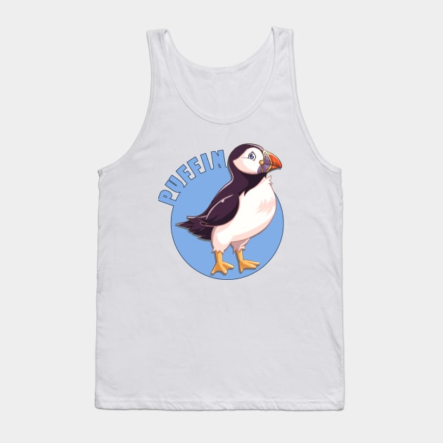 Puffin Logo Tank Top by EdgeKagami